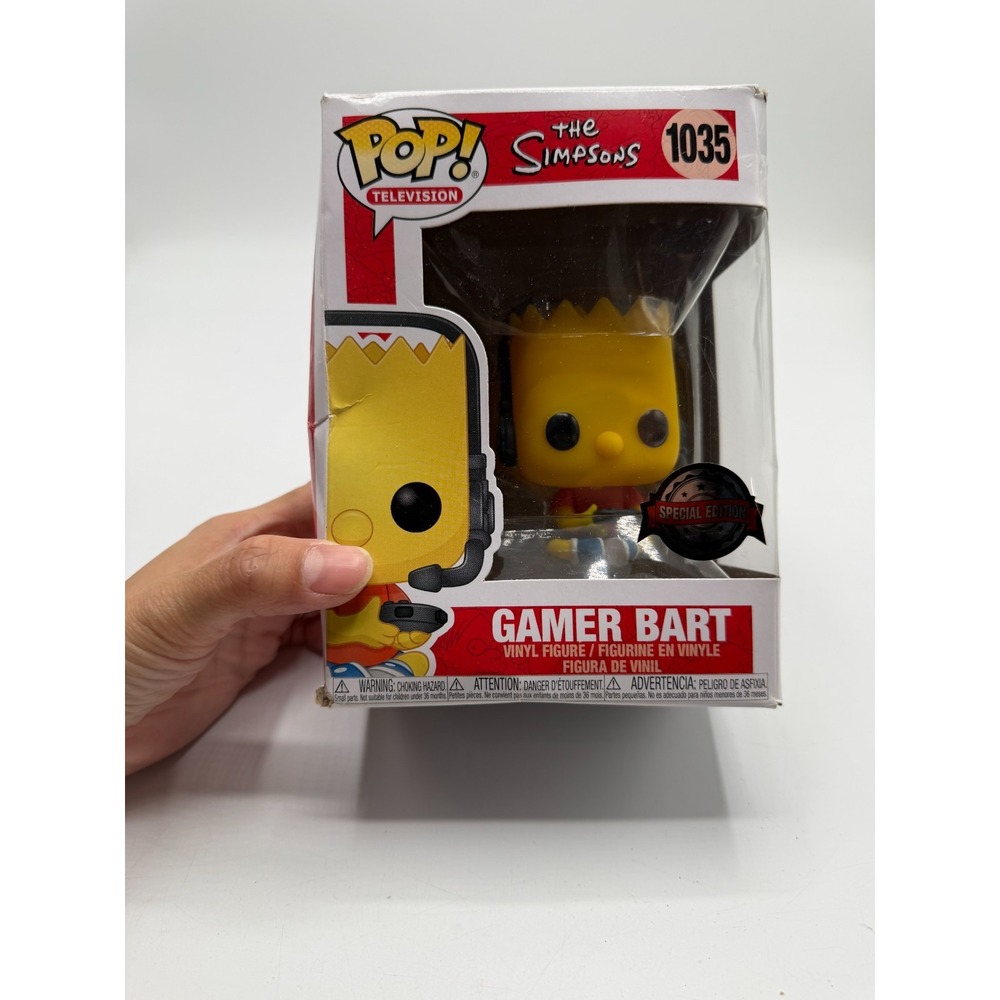 Gamer Bart #1035 Funko Pop! The Simpsons Funko Insider Club GameStop Exclusive